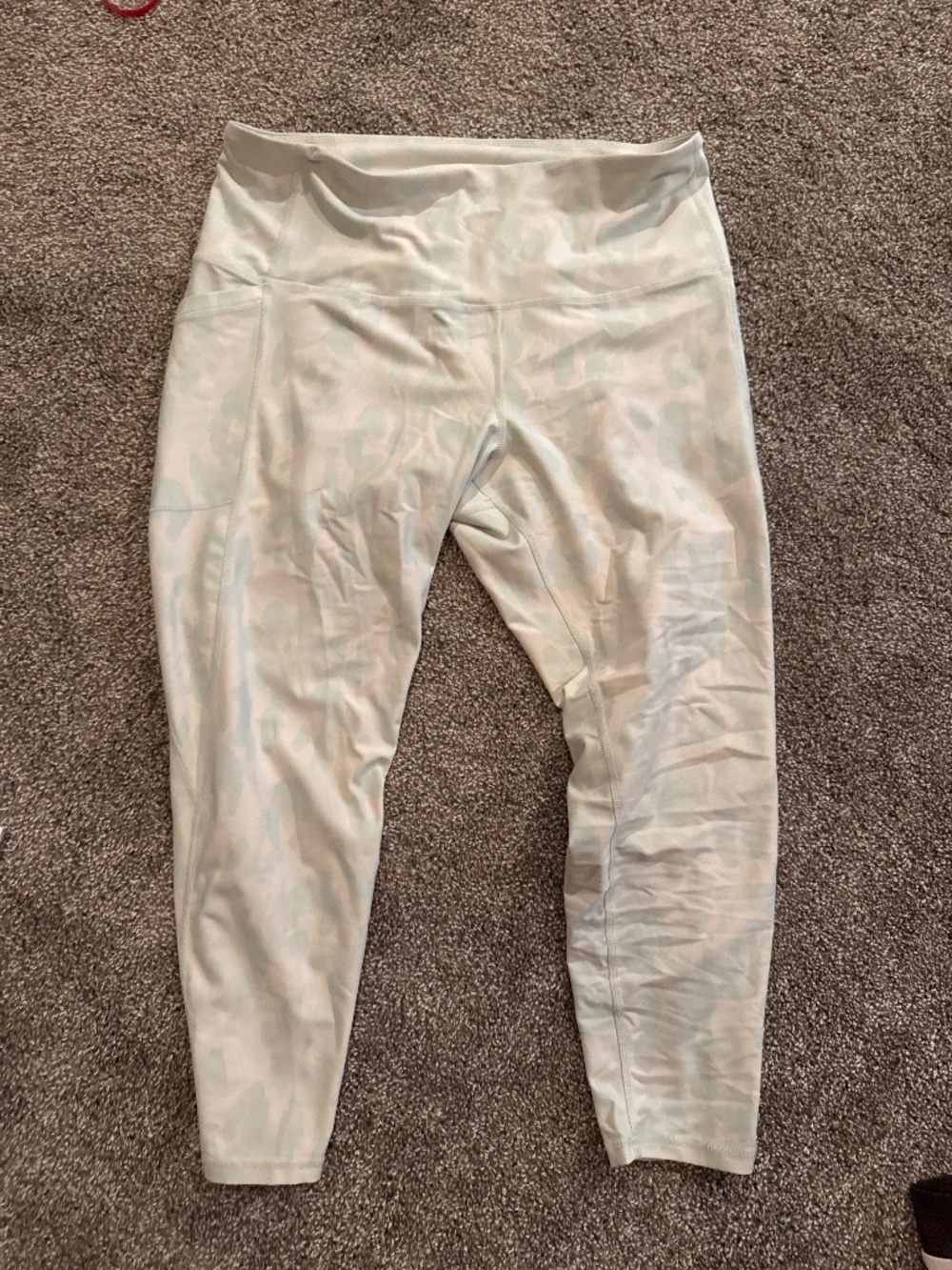 Light mint cheetah print leggings